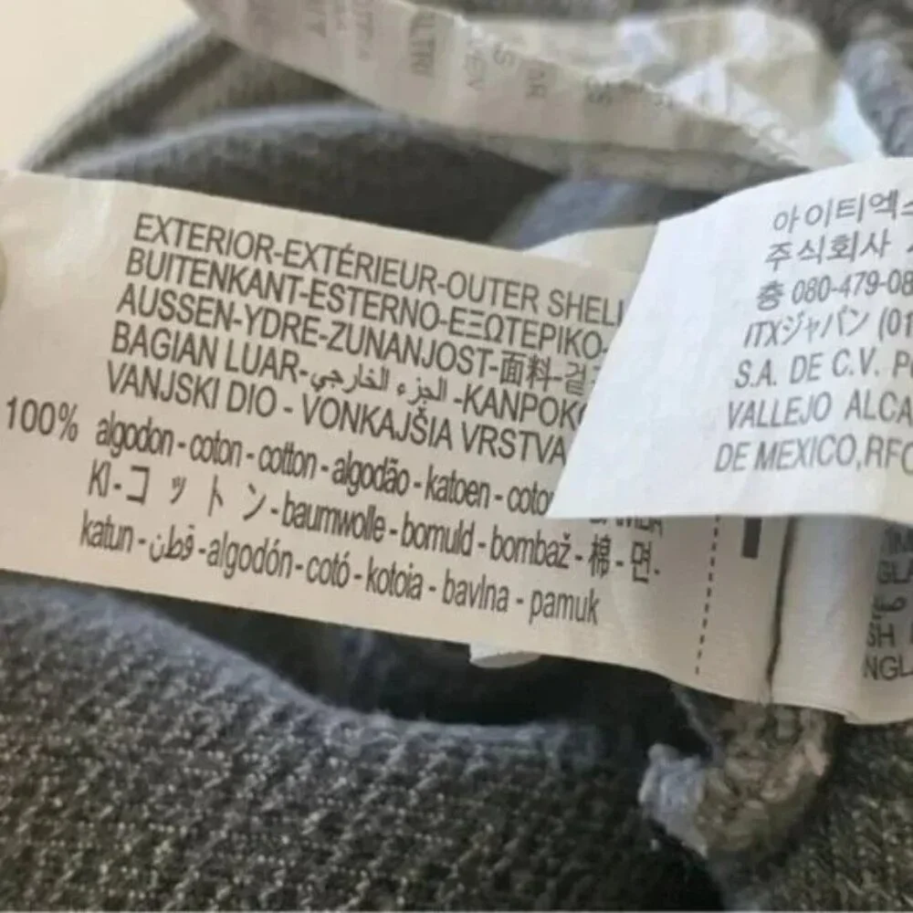 ZARA Denim Crossover Midi Skirt in Dark Gray NWT Medium M NWT - Picture 13 of 16
